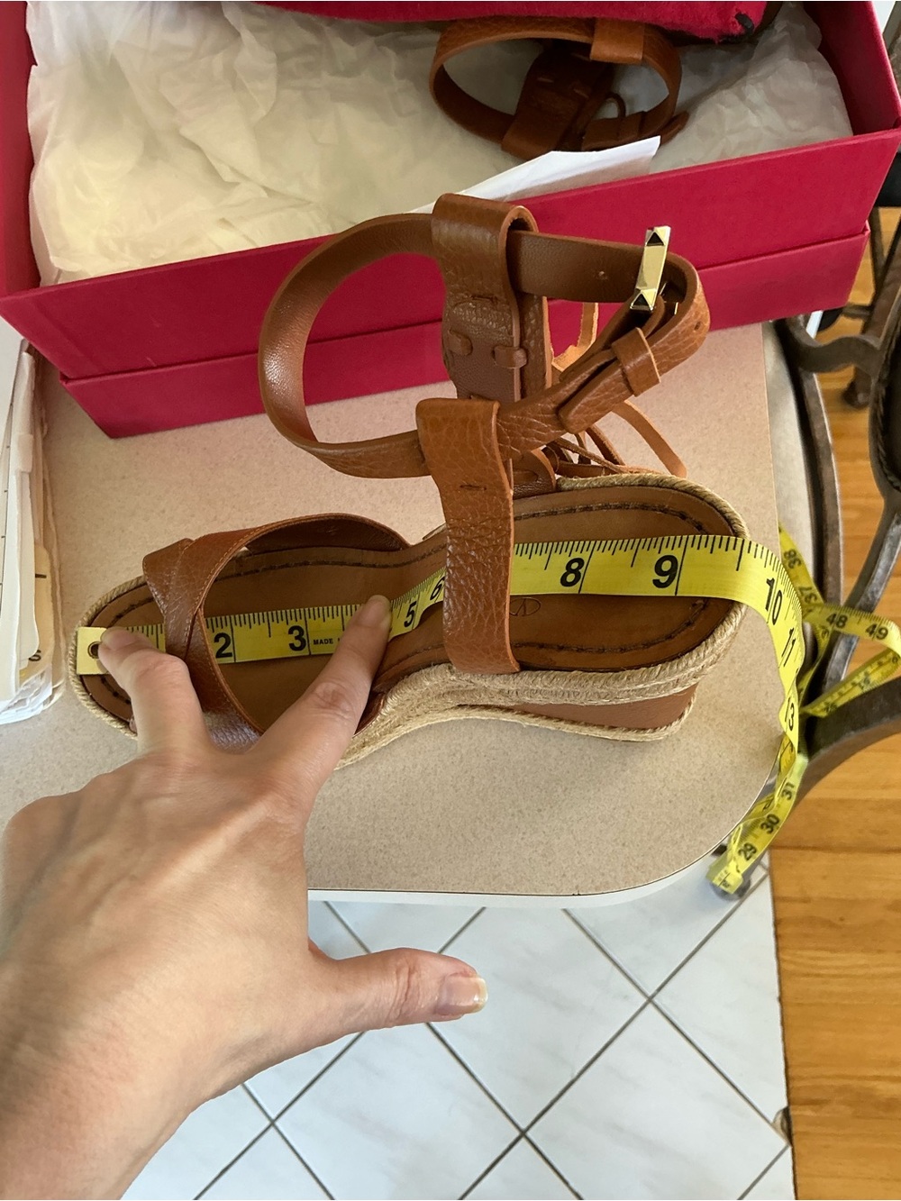 VALENTINO Removable Fringe Wedges - Picture 15 of 15